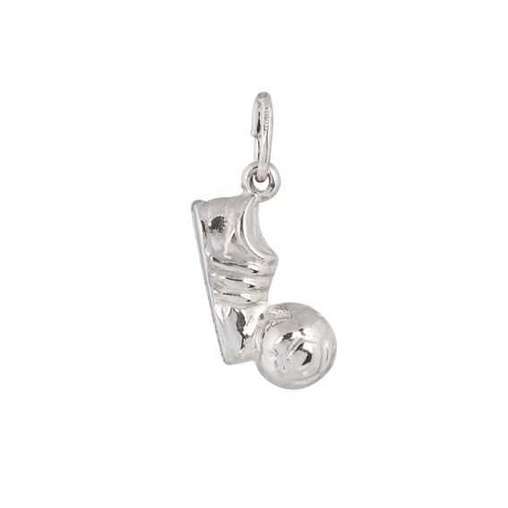 Shoe and soccer ball pendant