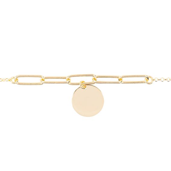 Bijou argent/plaqué or Gold Kingston bracelet
