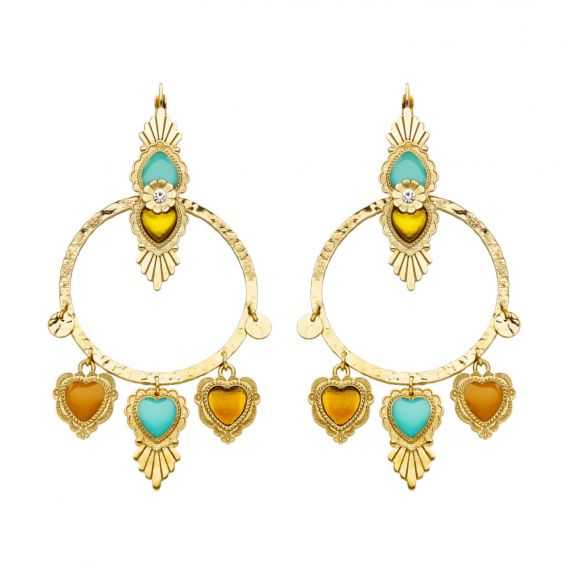Multi Roza earrings