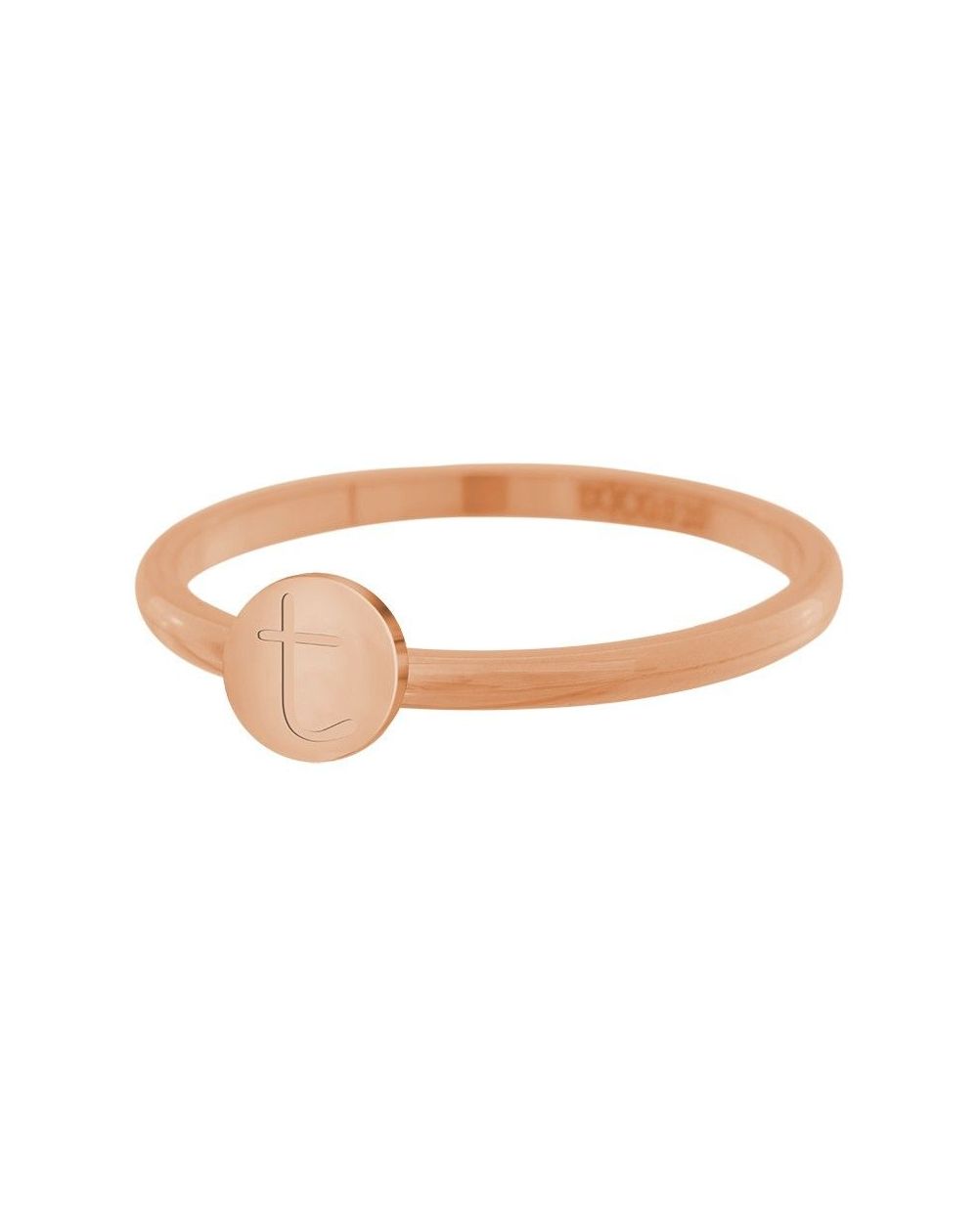 Lettre t iXXXi rosée