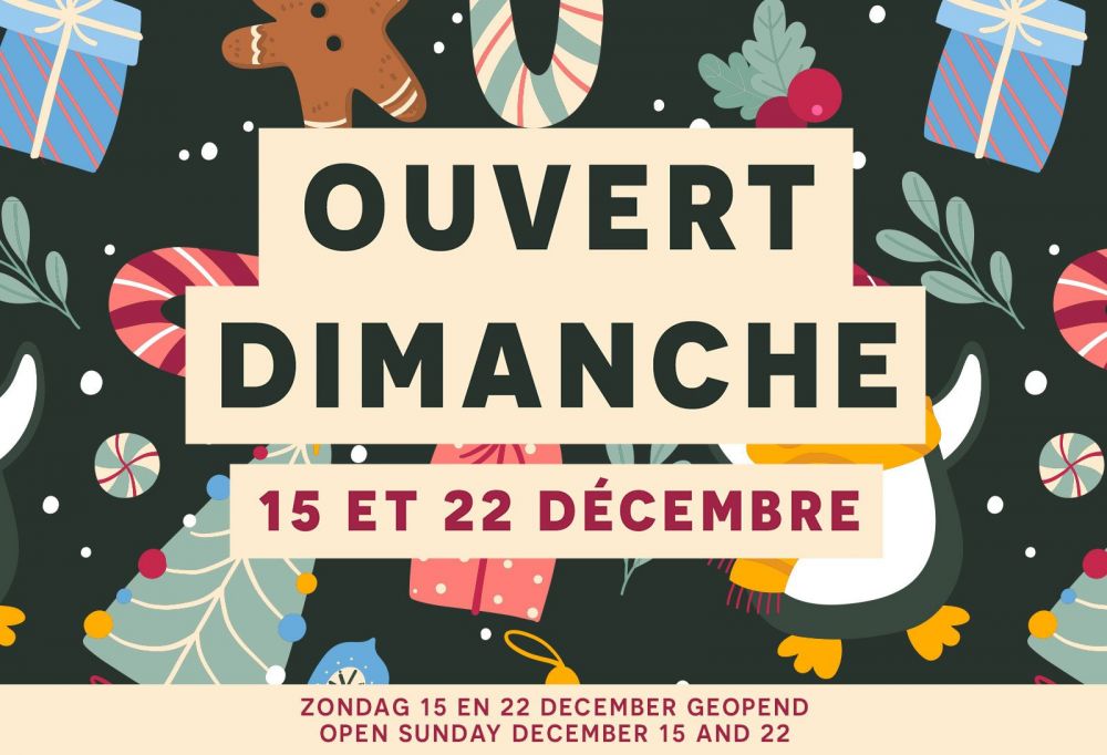 Magasin ouvert dimanche​