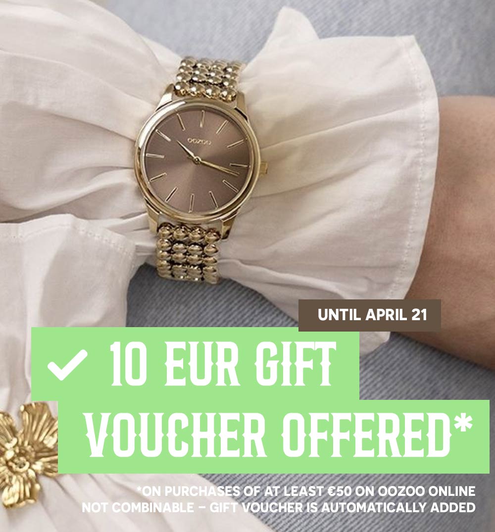 €10 gift voucher offered from €50 purchase on OOZOO